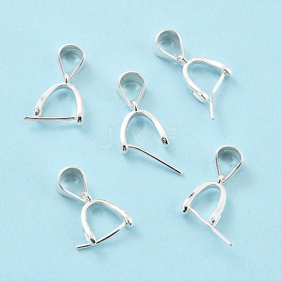 925 Sterling Silver Ice Pick Pinch Bails STER-Z001-122S-05-1