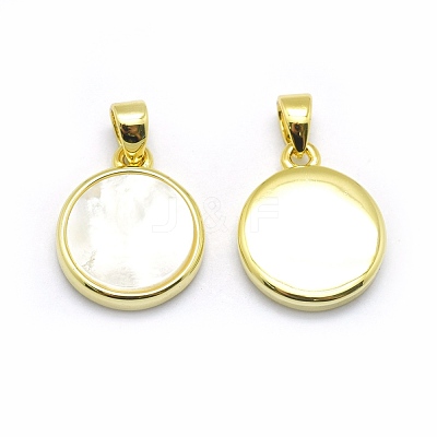 Shell Pendants SSHEL-O020-04D-G-1