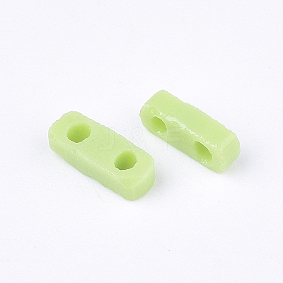 2-Hole Opaque Glass Seed Beads SEED-S023-21A-06-1