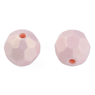 Spray Painted Acrylic Beads MACR-N006-26-C01-1