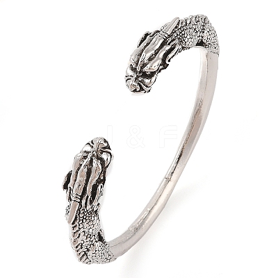 Tibetan Style Alloy Cuff Bangles LS-BJEW-P337-03AS-1
