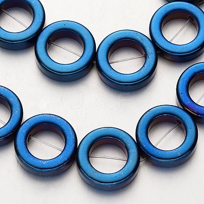 Electroplate Non-magnetic Synthetic Hematite Beads Strands G-F300-04-05-1