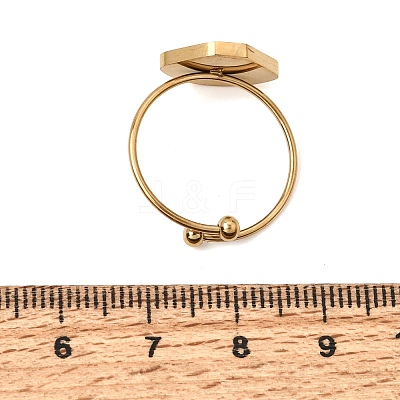 Lip 304 Stainless Steel Open Cuff Bangle Makings with Bezel Tray SA-CBABF3F-03G-02-1