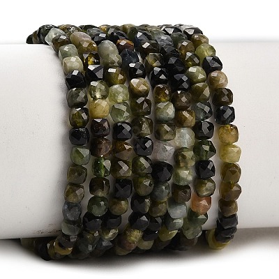 Natural Green Tourmaline Beads Strands GG-CBAA9B4-D01-02-1