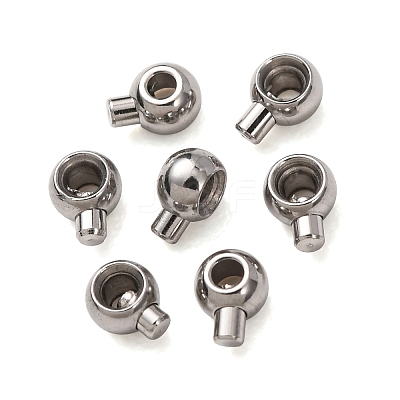 304 Stainless Steel Crimp Beads X-STAS-A151-05P-1