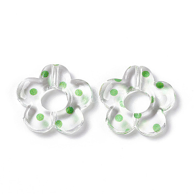 Transparent Acrylic Beads OACR-C009-06F-1
