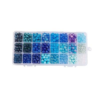 Mixed Style Glass Beads GLAA-JP0001-04K-1