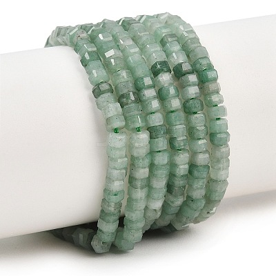 Natural Green Aventurine Beads Strands G-G345-C28-2x4mm-1