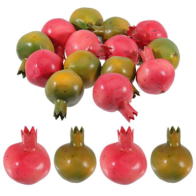 20Pcs 2 Colors Mini Foam Imitation Pomegranates AJEW-CA0004-33-1
