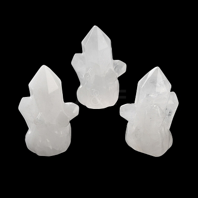 Natural Quartz Crystal Cluster Display Decorations DJEW-C020-01H-1