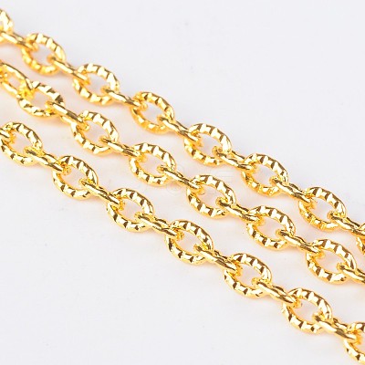 Iron Textured Cable Chains CHT104Y-G-1