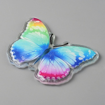 Printed Acrylic Pendants LS-OACR-WH0028-22B-1