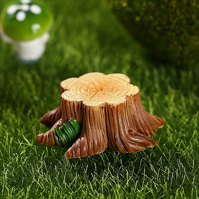 Resin Stump Chair Ornaments PW-WG76976-02-1