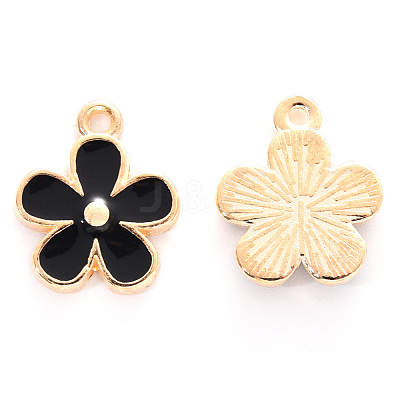 Alloy Enamel Charms ENAM-R059-02D-RS-1