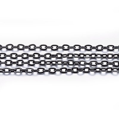 Handmade 304 Stainless Steel Cable Chains STAS-P213-05B-02-1