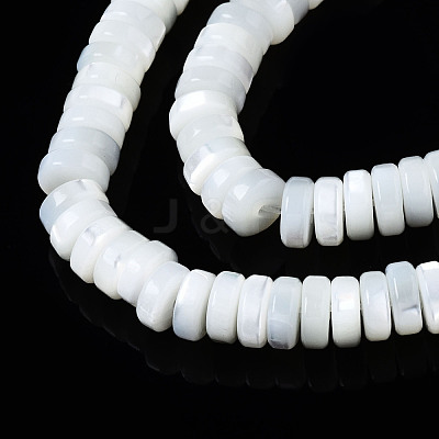 Natural Trochid Shell/Trochus Shell Beads Strands SSHEL-S266-019A-02-1