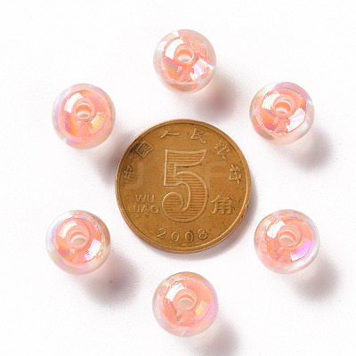 Transparent Acrylic Beads TACR-S152-15B-SS2109-1