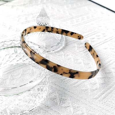Plain Cellulose Acetate(Resin) Hair Bands PW-WGB2655-05-1