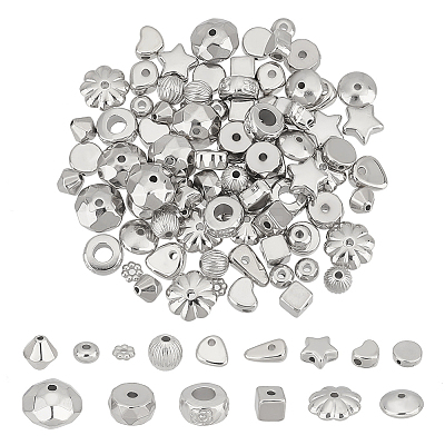 70PCS 14Style CCB Plastic Beads CCB-PH0001-25-1