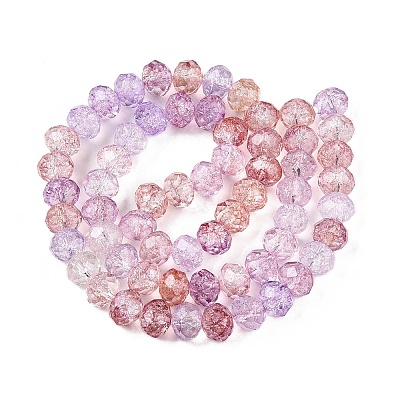 Transparent Glass Beads Strands X-GLAA-T023-4mm-A03-1