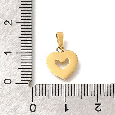 Ion Plating(IP) 304 Stainless Steel Micro Pave Cubic Zirconia Pendants STAS-H228-04G-04-1