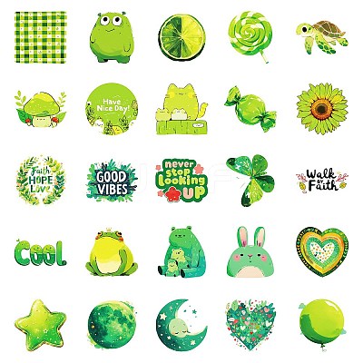 50Pcs Cartoon Forest Themes Paper Stickers LS-STIC-C012-17-1