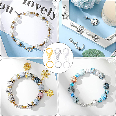 Zinc Alloy Lobster Claw Clasps DIY-YW0016-11B-1