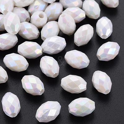 Opaque Acrylic Beads X-TACR-S153-32I-09-1