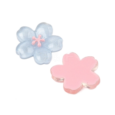 Sakura Series Opaque Resin Cabochons CRES-M037-19-1