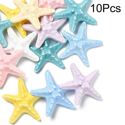 10Pcs Resin Decoden Cabochons CRES-YW0001-42-1