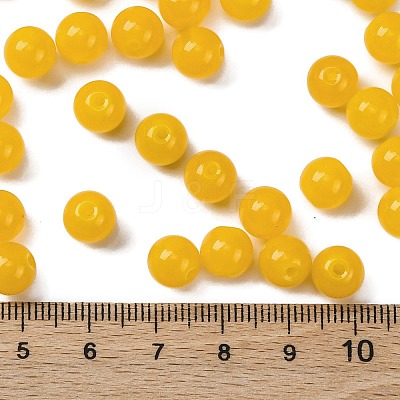 Imitation Jade Glass Seed Beads SEED-Z004-J8MM-02-1