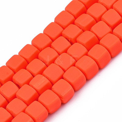 Handmade Polymer Clay Beads Strands CLAY-S092-78I-1