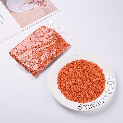 Baking Paint Glass Seed Beads SEED-S003-K4-1