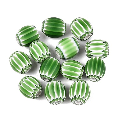Handmade Millefiori Glass Barrel Beads LS-LA-N002-18A-1