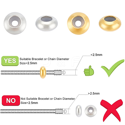 100Pcs 2 Colors Brass Spacer Beads FIND-UN0015-57-1