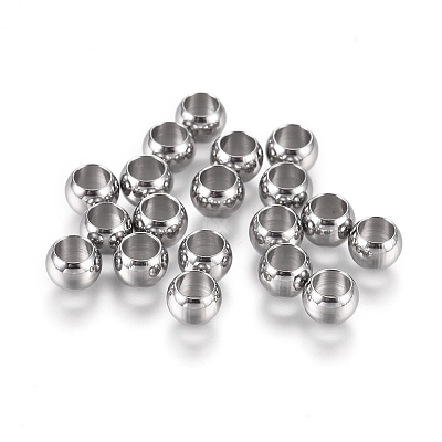 Non-Tarnish 316 Surgical Stainless Steel Beads X-STAS-I144-02P-1
