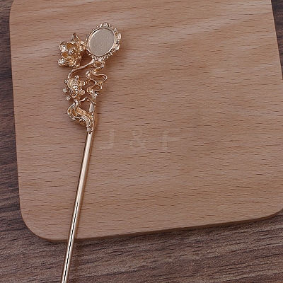 Iron Hair Stick Findings OHAR-PW0001-271A-KCG-1