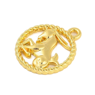 Twelve Constellations Alloy Pendants PALLOY-Q006-01C-G-1