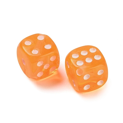 Spray Printed Transparent Acrylic Beads AC-CBA40CF-01E-1