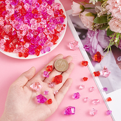 510Pcs 9 Style Transparent Acrylic Beads OACR-GA0001-06-1