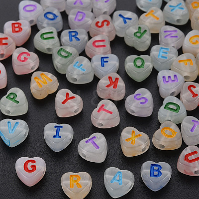 Luminous Acrylic Beads LACR-Q003-003-1