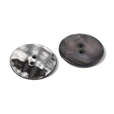Natural Freshwater Shell Button BSHE-H018-14-1