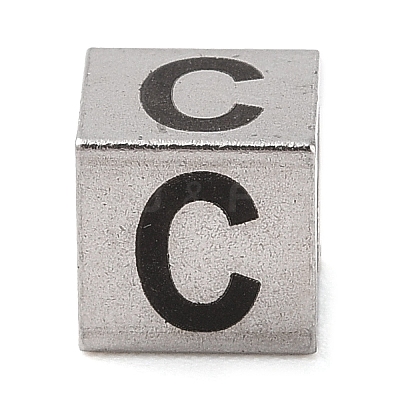 Tarnish Resistant 201 Stainless Steel European Beads LS-STAS-M058-01C-P-1