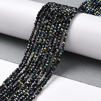 Electroplate Glass Beads Strands LS-GLAA-H021-01A-HP09-1