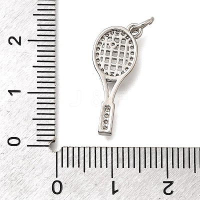 Brass Micro Pave Cubic Zirconia Pendants KK-Z125-12P-1