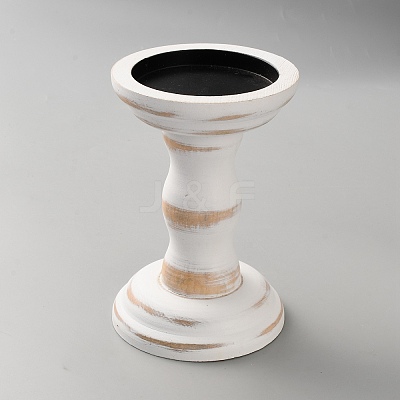Wooden Candlestick DIY-WH0308-813B-1