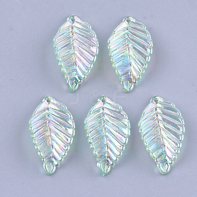Transparent Acrylic Pendants TACR-T007-03B-1