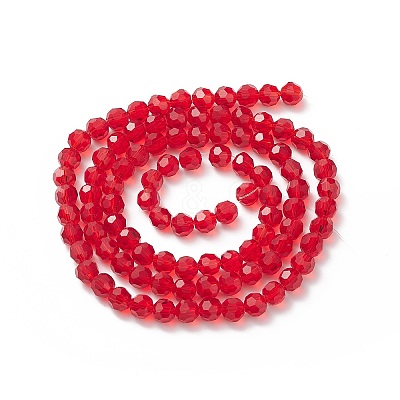 Transparent Glass Bead Strands GLAA-G013-8mm-99-1