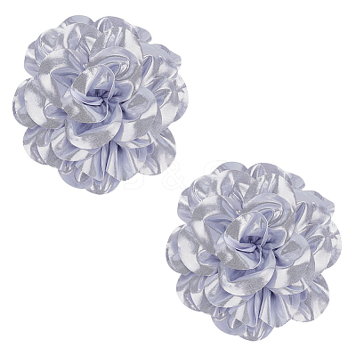 2Pcs Satin Brooches JEWB-FG0001-48B-1
