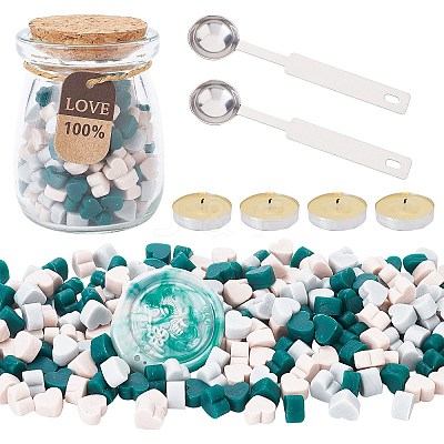 Sealing Wax Particles Kits for Retro Seal Stamp DIY-CP0003-60J-1